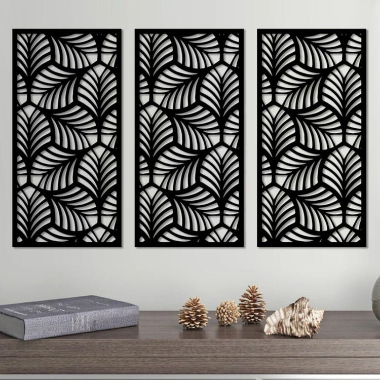 This unique piece will add a touch of elegance to any room. Elevate your interior design with this expertly crafted piece-Measures 15 x 36 Inches Each Frame-Constructed of High Quality Metal-Anti-rust powder coating used for long lasting finish Hanging Mechanism included Perfect for your living room, bedroom, hall, office reception, guest room, and hotel reception The product is packed by professionals for safe delivery