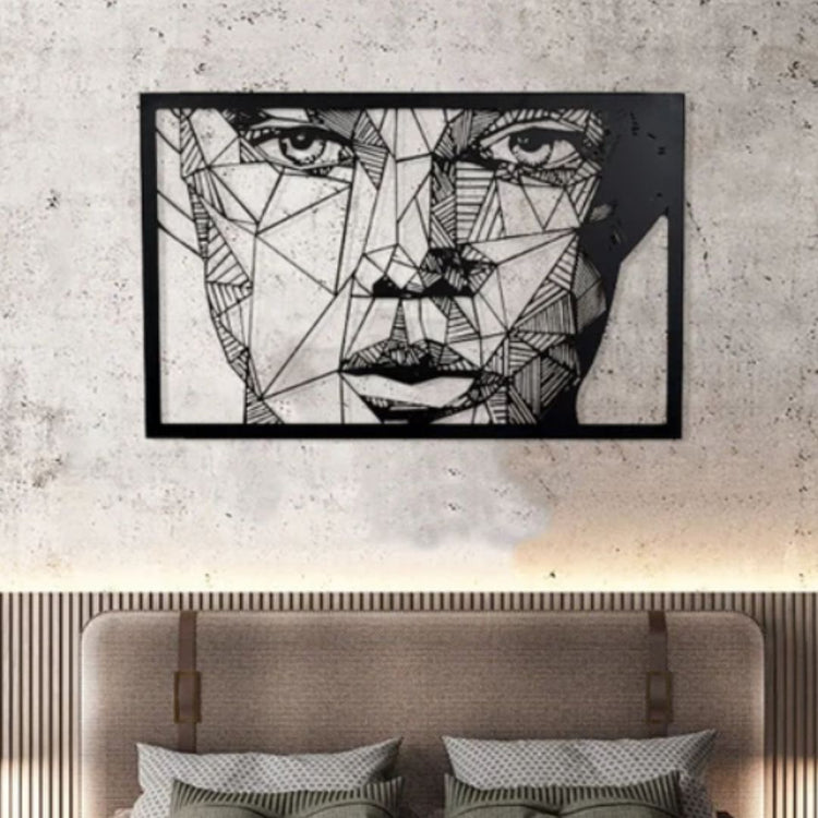 This unique piece will add a touch of elegance to any room. Elevate your interior design with this expertly crafted piece-Measures 34 x 22 Inches-Constructed of High Quality Metal-Anti-rust powder coating used for long lasting finish Hanging Mechanism included Perfect for your living room, bedroom, hall, office reception, guest room, and hotel reception The product is packed by professionals for safe delivery