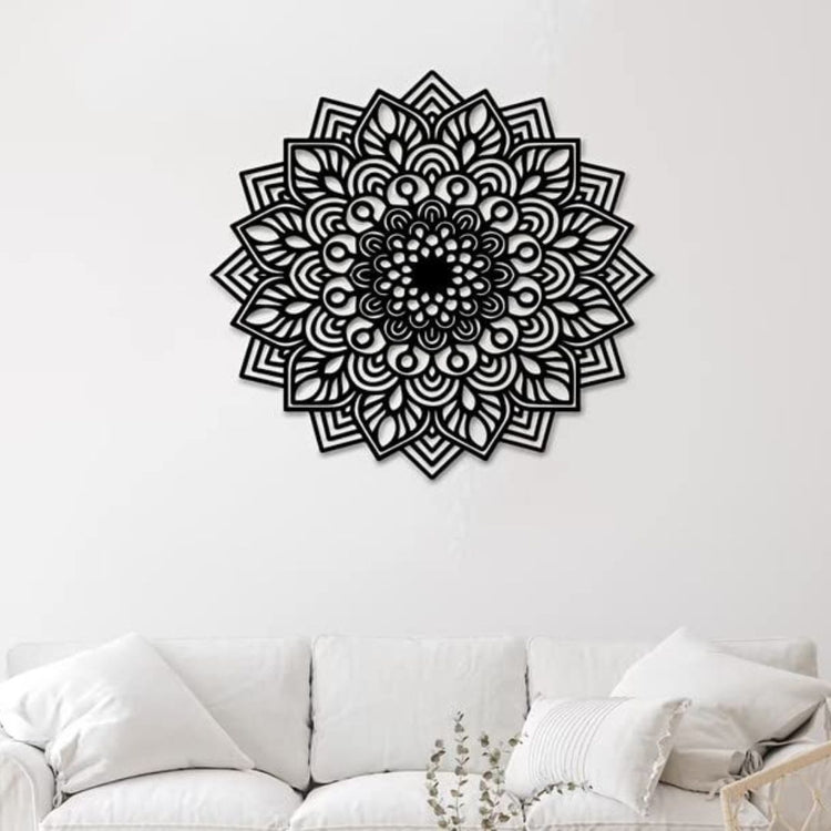 This unique piece will add a touch of elegance to any room. Elevate your interior design with this expertly crafted piece-Measures 32 x 32 Inches-Constructed of High Quality Metal-Anti-rust powder coating used for long lasting finish Hanging Mechanism included Perfect for your living room, bedroom, hall, office reception, guest room, and hotel reception The product is packed by professionals for safe delivery