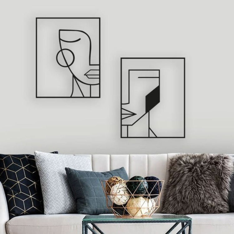 Elevate your living room with our exquisite Half Face Metal Wall Art. Crafted with premium materials, this stunning piece will add a touch of sophistication to any space. Its unique design and intricate details will surely captivate your guests and elevate your interior decor. Elevate your space with this luxurious piece of art. ✅Measures 20 x 28 inches Each ✅Constructed of High Quality Metal ✅Anti-rust powder coating used for long lasting finish