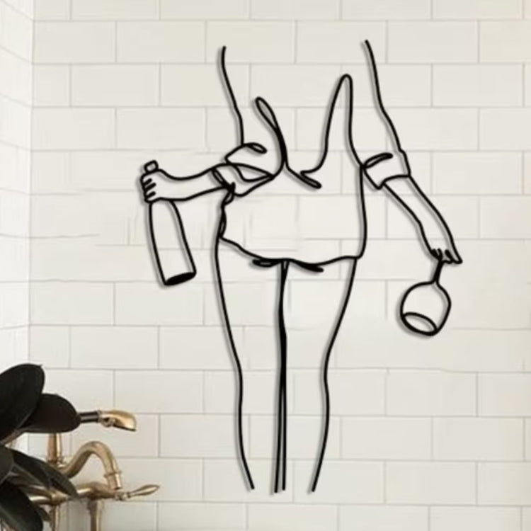 Add a touch of sophistication to your home with our WCrafted from high-quality metal, this wall art features an elegant woman holding a glass of wine. Elevate the aesthetic of any room and impress your guests with this unique and stylish piece-Measures 22 x 34 Inches-Constructed of High Quality Metal-Anti-rust powder coating used for long lasting finish Hanging Mechanism included Perfect for your living room, bedroom, hall, office reception, guest room, and hotel reception