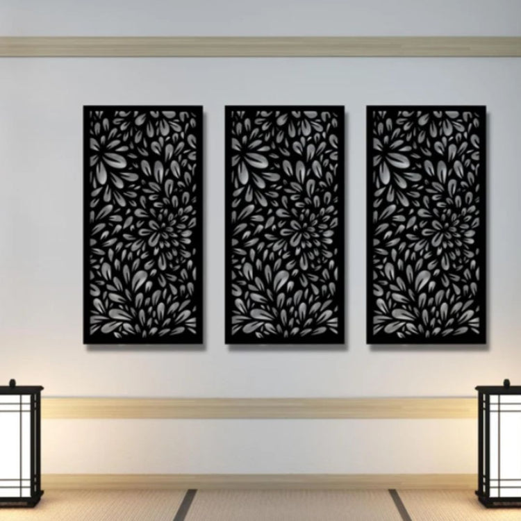This unique piece will add a touch of elegance to any room. Elevate your interior design with this expertly crafted piece-Measures 15 x 36 Inches Each Frame-Constructed of High Quality Meta-Anti-rust powder coating used for long lasting finish Hanging Mechanism included Perfect for your living room, bedroom, hall, office reception, guest room, and hotel reception The product is packed by professionals for safe delivery