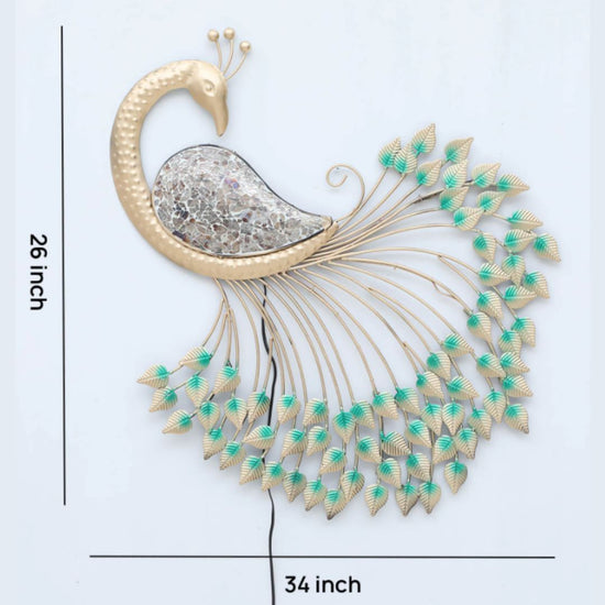 Metal Wall Art By Hans Art Total Wall Coverage Area: 34 x 26 Inches Wall Decoration with backlit Made of High-Quality Iron Metal Anti-Rust powder coating used for long lasting finish and durabilty Hanging Mechanism Included Perfect for your living room, bedroom, hall, office reception, guest room, and hotel reception The product is packed by professionals for safe delivery Designed to make your home look complete