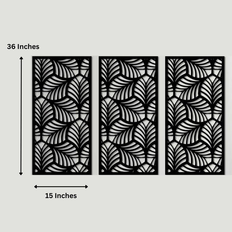 This unique piece will add a touch of elegance to any room. Elevate your interior design with this expertly crafted piece-Measures 15 x 36 Inches Each Frame-Constructed of High Quality Metal-Anti-rust powder coating used for long lasting finish Hanging Mechanism included Perfect for your living room, bedroom, hall, office reception, guest room, and hotel reception The product is packed by professionals for safe delivery