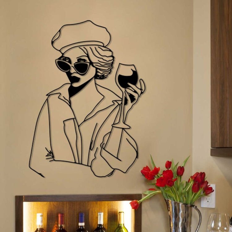 This unique piece will add a touch of elegance to any room. Elevate your interior design with this expertly crafted piece-Measures 28 x 36 inches-Constructed of High Quality Metal-Anti-rust powder coating used for long lasting finish Hanging Mechanism included Perfect for your living room, bedroom, hall, office reception, guest room, and hotel reception