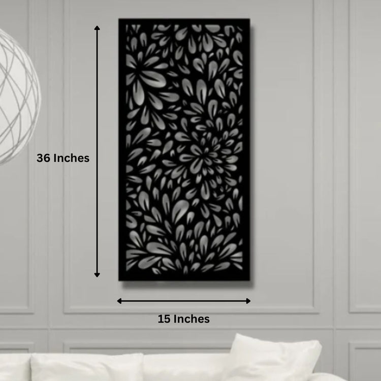 This unique piece will add a touch of elegance to any room. Elevate your interior design with this expertly crafted piece-Measures 15 x 36 Inches Each Frame-Constructed of High Quality Meta-Anti-rust powder coating used for long lasting finish Hanging Mechanism included Perfect for your living room, bedroom, hall, office reception, guest room, and hotel reception The product is packed by professionals for safe delivery
