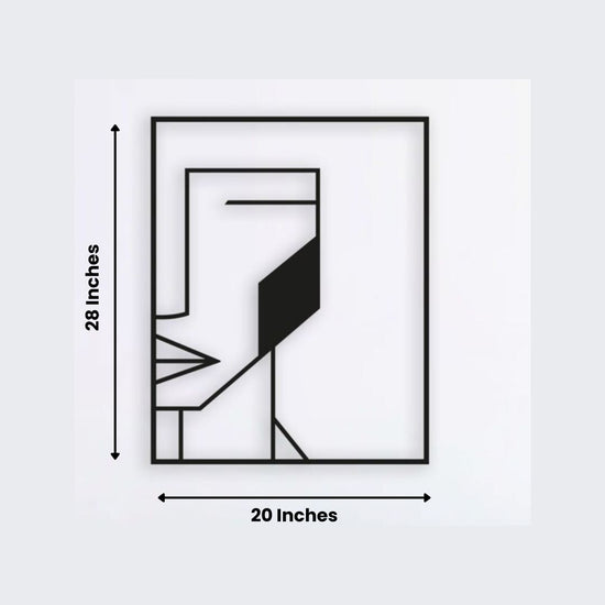 Elevate your living room with our exquisite Half Face Metal Wall Art. Crafted with premium materials, this stunning piece will add a touch of sophistication to any space. Its unique design and intricate details will surely captivate your guests and elevate your interior decor. Elevate your space with this luxurious piece of art. ✅Measures 20 x 28 inches Each ✅Constructed of High Quality Metal ✅Anti-rust powder coating used for long lasting finish