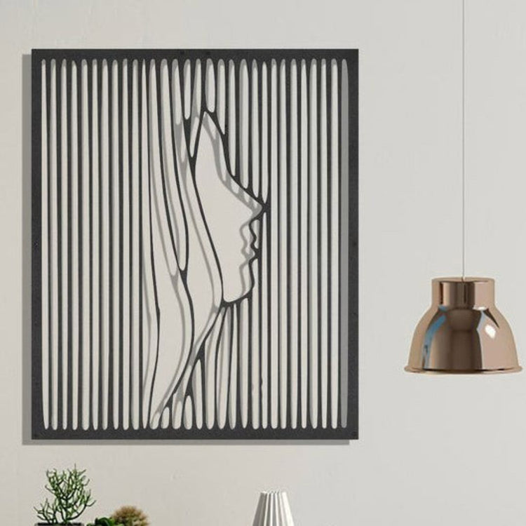 This unique piece will add a touch of elegance to any room. Elevate your interior design with this expertly crafted piece-Measures 22 x 28 Inches-Constructed of High Quality Metal-Anti-rust powder coating used for long lasting finish Hanging Mechanism included Perfect for your living room, bedroom, hall, office reception, guest room, and hotel reception The product is packed by professionals for safe delivery