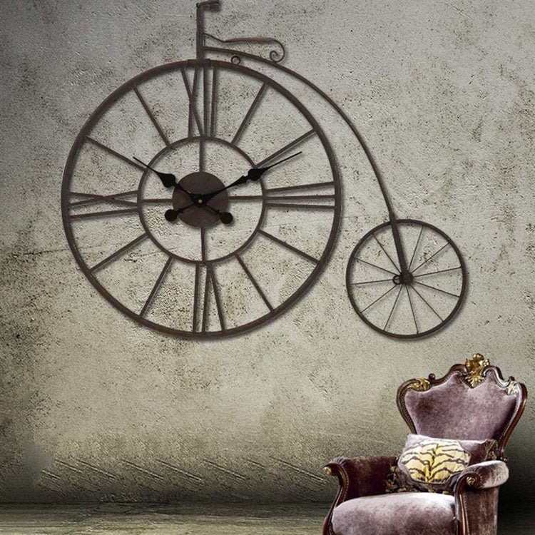 Introduce a timepiece of history with our Ancient Wheel Wall Clock. This large clock measures 38 x 30 inches and brings a vintage touch to any living room. With its unique design and accurate timekeeping, it adds a sophisticated element to your home decor.