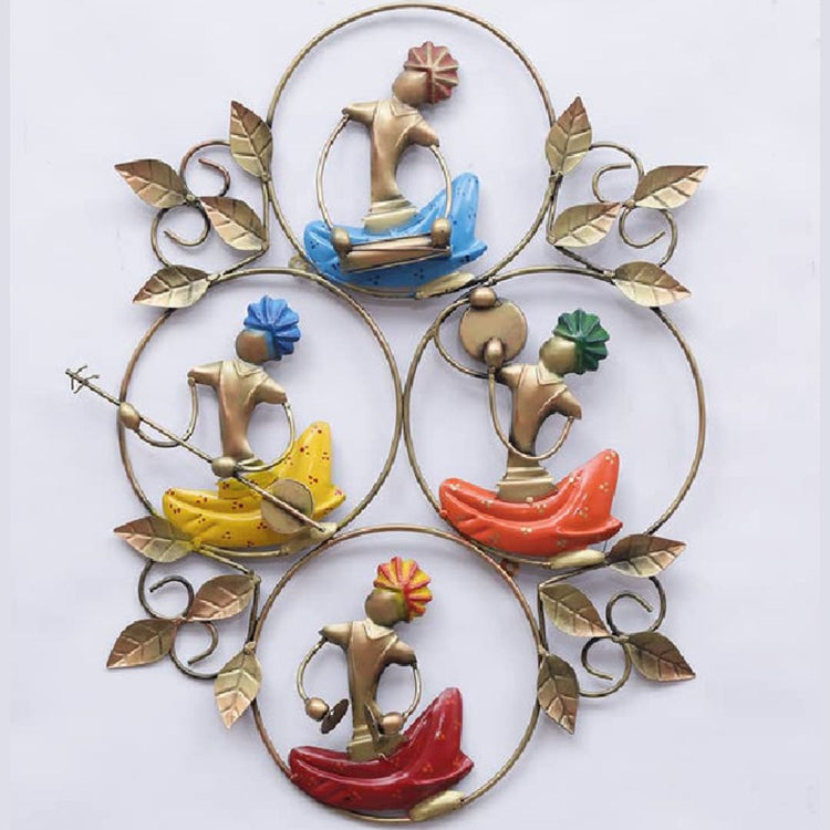 Beautifully crafted from premium-quality iron metal, this exquisite metal wall art features an elegant design of 4 Anti Musicians Ring Metal Wall Art. This eye-catching piece is sure to bring a unique, stylish touch to any wall. Made of High Quality Iron Metal It feature an anti-rust powder coating for long lasting finish Hanging Mechanism included Perfect for your living room, bedroom, hall, office reception, guest room, and hotel reception. Hans Art