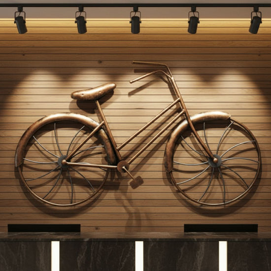 Antique Ride Cycle Metal Wall Art for living room (36 x 21 Inches)