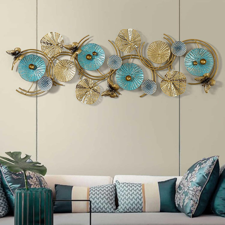 Austin Décor Jali Wall Art For Guest Room (56 x 20 Inches)-Home Decoration-Hansart-abstract metal wall art-Made of Premium-Quality Iron Metal-Perfect for your living room, bedroom, hall, office reception, guest room, and hotel reception-The product is packed by professionals for safe delivery Designed to make your home look complete-"Hansart Made In India because India itself is an art".
