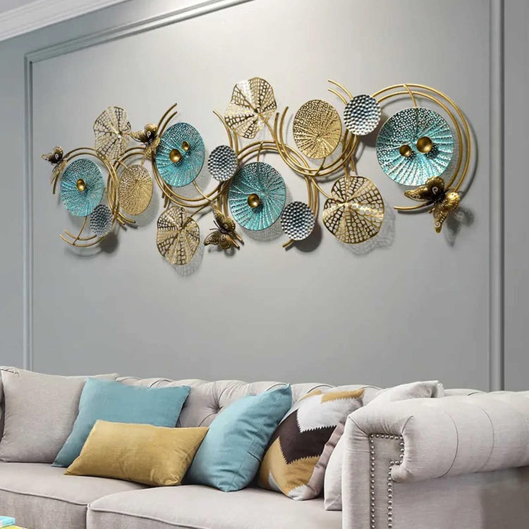Austin Décor Jali Wall Art For Guest Room (56 x 20 Inches)-Home Decoration-Hansart-abstract metal wall art-Made of Premium-Quality Iron Metal-Perfect for your living room, bedroom, hall, office reception, guest room, and hotel reception-The product is packed by professionals for safe delivery Designed to make your home look complete-"Hansart Made In India because India itself is an art".