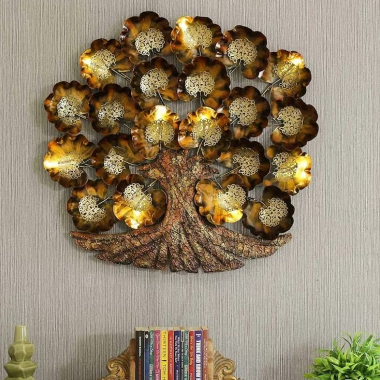 Metal Wall Tree Decor by Hansart Nature Wall Art Total Wall Coverage Area: 30 x 30 Inches Made of Premium-Quality Iron Metal Anti-rust powder coating used Hanging Mechanism included Perfect for your living room, bedroom, hall, office reception, guest room, and hotel reception The product is packed by professionals for safe delivery Designed to make your home look complete "Hansart Made In India because India itself is an art".