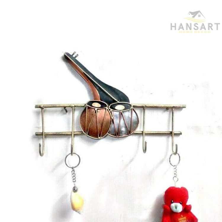 Traditional Wall Decor by Hansart Total Wall Coverage Area: (12 x 7 Inches) High Quality Metallic Construction Hanging Mechanism included Perfect for your living room, bedroom, hall, office reception, guest room, and hotel reception The product is packed by professionals for safe delivery Designed to make your home look complete "Hansart Made In India because India itself is an art".