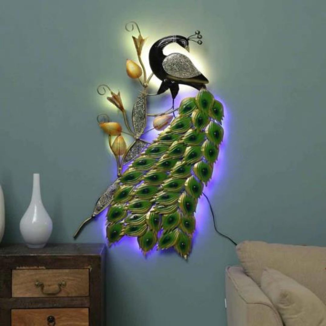 Peacock Wall Decor for Living Room: Elevate Your Space with Elegance