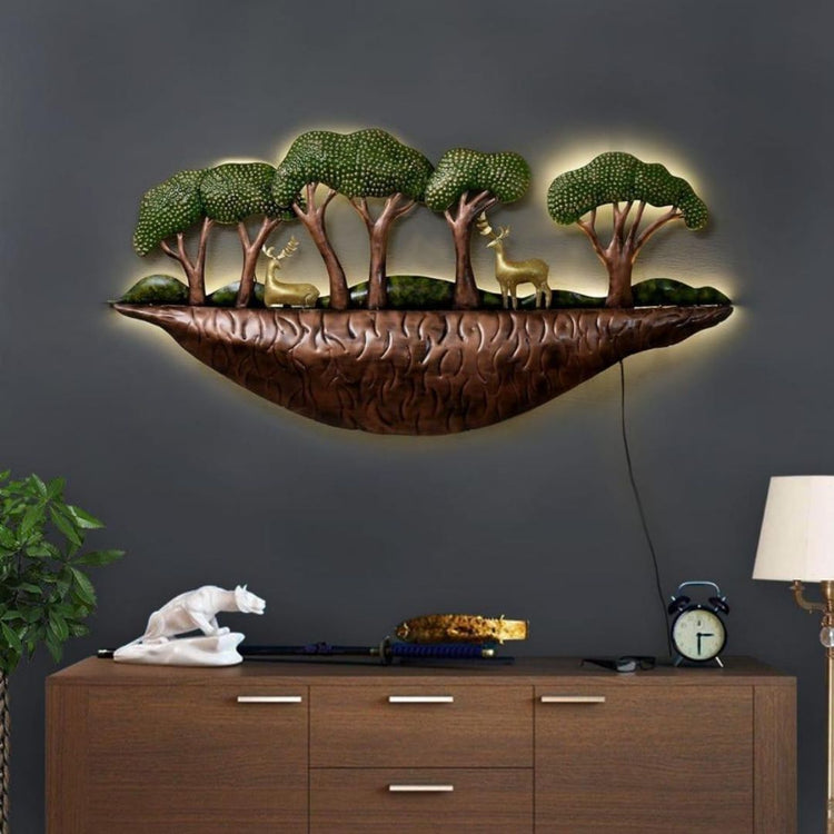 Hansart Special Nature Wall Art for Living Room (46 x 16 Inches)-Home Decoration-Metal Wall Tree by Hansart Made of Premium-Quality Iron Metal Perfect for your living room, bedroom, hall, office reception, guest room, and hotel reception The product is packed by professionals for safe delivery Designed to make your home look complete "Hansart Made In India because India itself is an art".