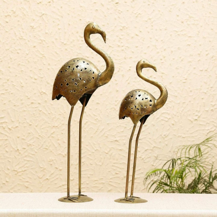 Table Decor By Hans Art Candle Light Decor Size: 24 x 9 Inches; 29 x 11 Inches Expertly crafted by artisans in Jodhpur, India Made of Wrought Iron Metal It feature an anti-rust powder coating for a long-lasting finish Finished with a spray paint and lacquer for a smooth and polished look Perfect for your living room, bedroom, hall, office reception, guest room, and hotel reception The product is packed by professionals for safe delivery Designed to make your home look complete