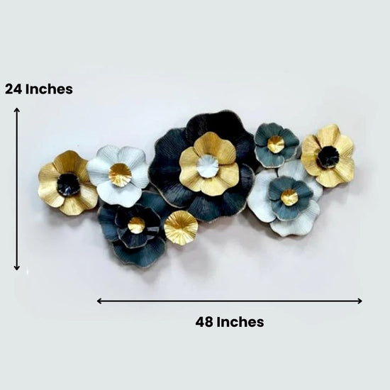 Metal Wall Decor by Hansart Total Wall Coverage Area: 48 x 24 Inches Made of Premium-Quality Iron Metal Anti-rust powder coating used for long lasting finish Hanging Mechanism included Caring Instructions: Convenient Cleaning With Dry Cloth Perfect for your living room, bedroom, hall, office reception, guest room, and hotel reception The product is packed by professionals for safe delivery Designed to make your home look complete "Hansart Made In India because India itself is an art".