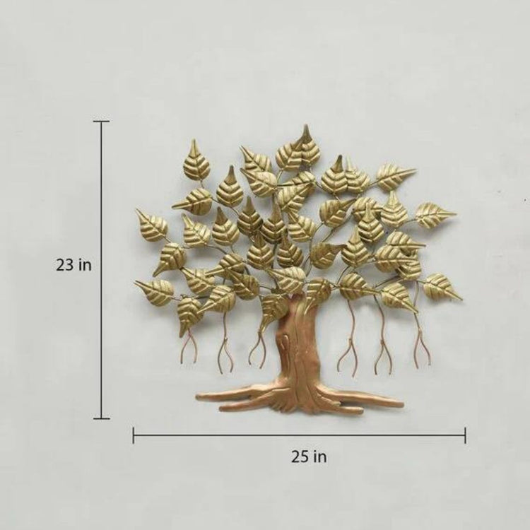 Bettel Mini Wall Art for Guest Room (25 x 23 Inches)-Home Decoration-Metal Wall Tree by Hansart Made of Premium-Quality Iron Metal Perfect for your living room, bedroom, hall, office reception, guest room, and hotel reception The product is packed by professionals for safe delivery Designed to make your home look complete "Hansart Made In India because India itself is an art".