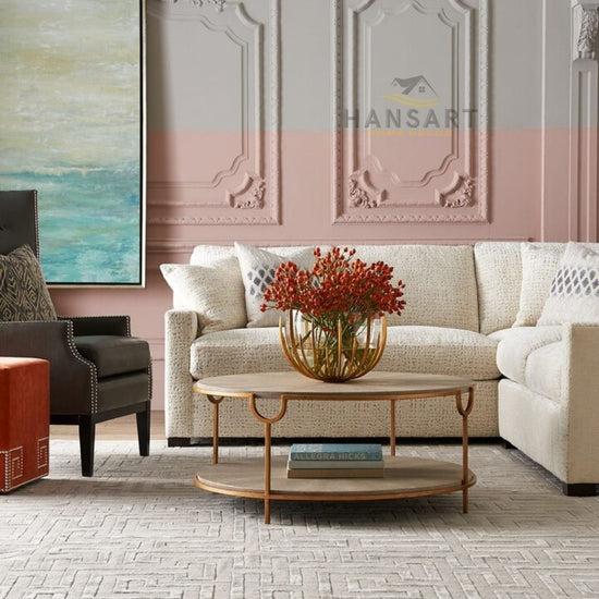 Double Layer White Marble Top designer coffee Table-Hansart, Tables, Designer Tables by Hans Art Specifications: Top: 30 x 30 Inches, Height: 18 Inches The top of the product is made of laminate material on MDF. Marble Top Table Metal body base (Rust Free) Premium Quality Metal Construction Hand Crafted Tables Best for your living room, drawing room, guest room, hall and reception The product is packed by professionals for safe delivery Designed to make your home look complete "Hansart Made In India"