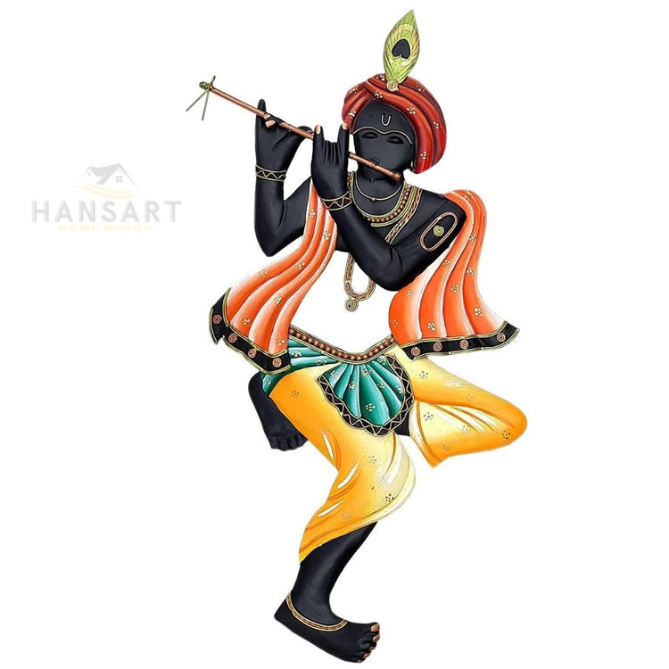 Traditional Wall Decor by Hansart Total Wall Coverage Area: (25 x 16 Inches) High Quality Metallic Construction Hanging Mechanism included Perfect for your living room, bedroom, hall, office reception, guest room, and hotel reception The product is packed by professionals for safe delivery Designed to make your home look complete "Hansart Made In India because India itself is an art".