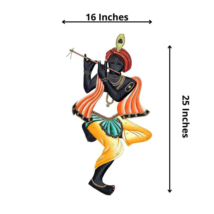 Traditional Wall Decor by Hansart Total Wall Coverage Area: (25 x 16 Inches) High Quality Metallic Construction Hanging Mechanism included Perfect for your living room, bedroom, hall, office reception, guest room, and hotel reception The product is packed by professionals for safe delivery Designed to make your home look complete "Hansart Made In India because India itself is an art".