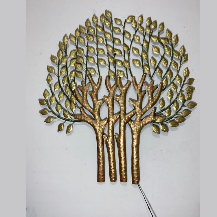 4 TANA Metallic Wall Art for Living room (37x39 Inches)-Home Decoration-Metal Wall Tree by Hansart Made of Premium-Quality Iron Metal Perfect for your living room, bedroom, hall, office reception, guest room, and hotel reception The product is packed by professionals for safe delivery Designed to make your home look complete "Hansart Made In India because India itself is an art".