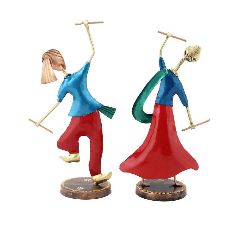 Table Decor By Hans Art Set of 2 Size: 4 x 12.6 Inches Expertly crafted by artisans in Jodhpur, India Made of Wrought Iron Metal It feature an anti-rust powder coating for a long-lasting finish Hanging Mechanism included Finished with a spray paint and lacquer for a smooth and polished look Perfect for your living room, bedroom, hall, office reception, guest room, and hotel reception The product is packed by professionals for safe delivery Designed to make your home look complete