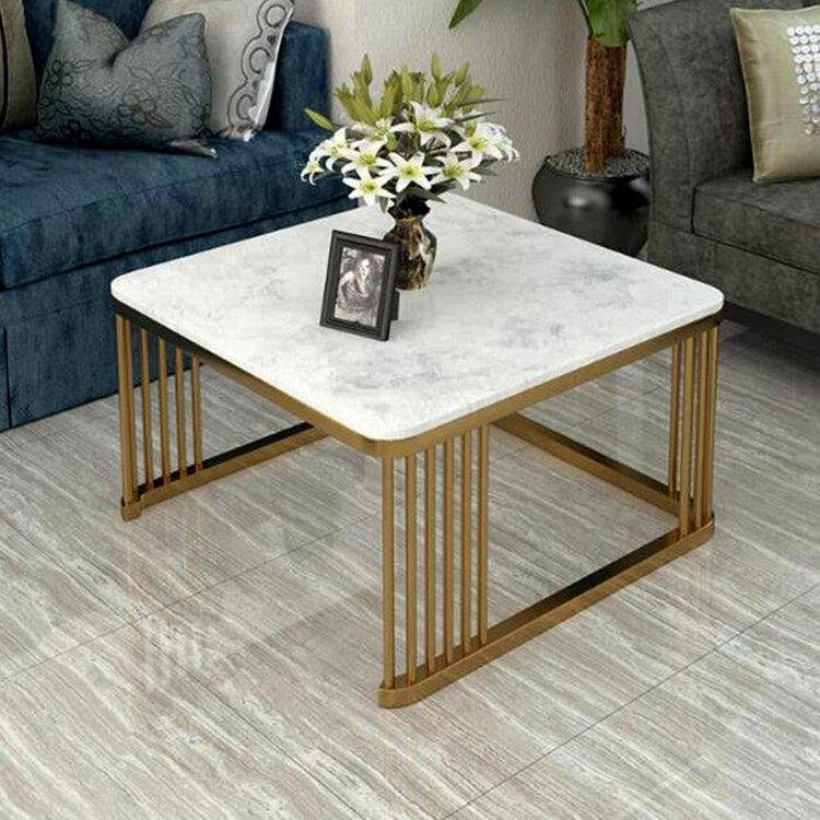 Designer white Top Centre Coffee Table for Living Room-Hansart, Tables, Designer Tables by Hans Art Specifications: Large- Top: 20 x 20 Inches, Height:16 Inches Small- Top:18 x 18 Inches, Height: 14 Inches Marble Top Table and Metal body base (Rust Free) Premium Quality Metal Construction Hand Crafted Tables Best for your living room, drawing room, guest room, hall and reception The product is packed by professionals for safe delivery Designed to make your home look complete "Hansart Made In India"
