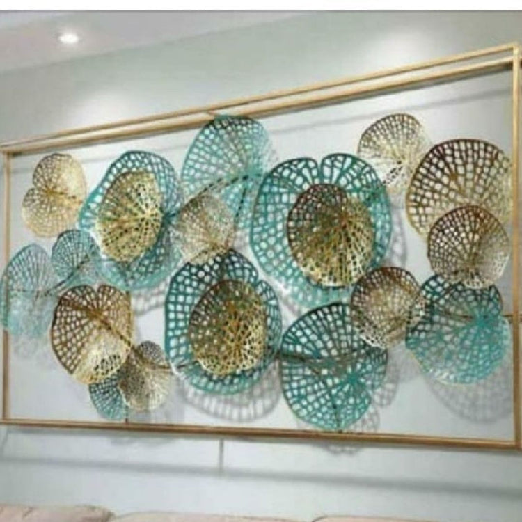 Metal Wall Decor by Hansart Total Wall Coverage Area: 58 x 29 Inches Made of Premium-Quality Iron Metal Anti-rust powder coating used for long lasting finish Hanging Mechanism included Caring Instructions: Convenient Cleaning With Dry Cloth Perfect for your living room, bedroom, hall, office reception, guest room, and hotel reception The product is packed by professionals for safe delivery Designed to make your home look complete "Hansart Made In India because India itself is an art".