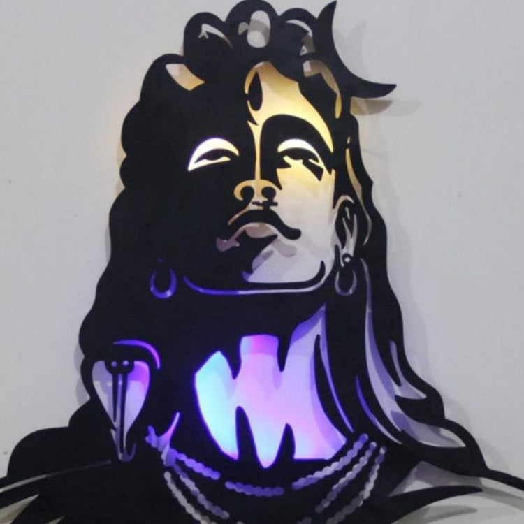 Mahadev Shivji Metal Wall Art for living room (28x30 Inches)-The Opperste-Hans Art-Metallic Traditional Wall Decor by Hansart-Made of Premium-Quality Iron Metal Perfect for your living room, bedroom, hall, office reception, guest room, and hotel reception-The product is packed by professionals for safe delivery-Designed to make your home look complete-"Hansart Made In India because India itself is an art".