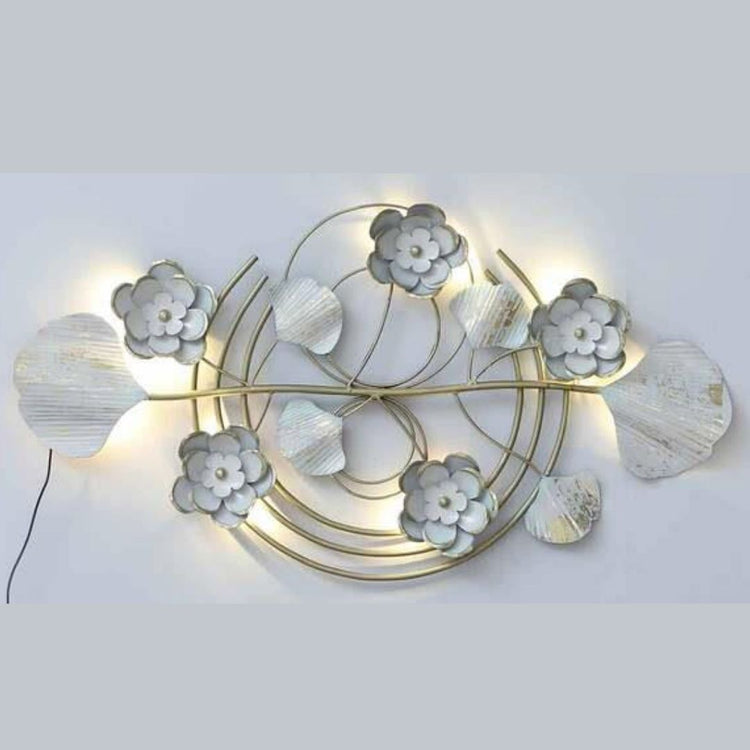 White Fiona Wall Décor Art for Guest Room (44 x 23 Inches)-Home Decoration-Hansart-abstract metal wall art-Made of Premium-Quality Iron Metal-Perfect for your living room, bedroom, hall, office reception, guest room, and hotel reception-The product is packed by professionals for safe delivery Designed to make your home look complete-"Hansart Made In India because India itself is an art".