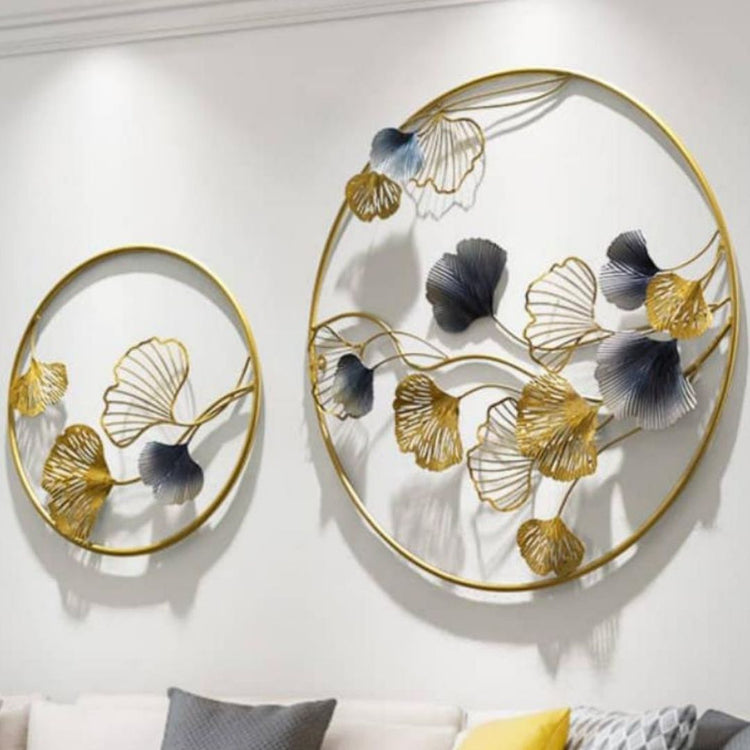 Double Ring Iris Metal Wall Art For Living Room (Big: 30 Inches Dia, Small: 19 Inches Dia.)-Home Decoration-Hansart-abstract metal wall art-Made of Premium-Quality Iron Metal-Perfect for your living room, bedroom, hall, office reception, guest room, and hotel reception-The product is packed by professionals for safe delivery Designed to make your home look complete-"Hansart Made In India because India itself is an art".