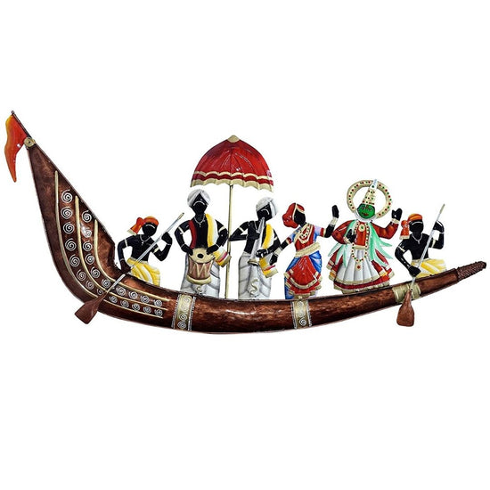 Traditional Wall Decor by Hansart Total Wall Coverage Area: (25 x 12 Inches) High Quality Metallic Construction Hanging Mechanism included Perfect for your living room, bedroom, hall, office reception, guest room, and hotel reception The product is packed by professionals for safe delivery Designed to make your home look complete "Hansart Made In India because India itself is an art".