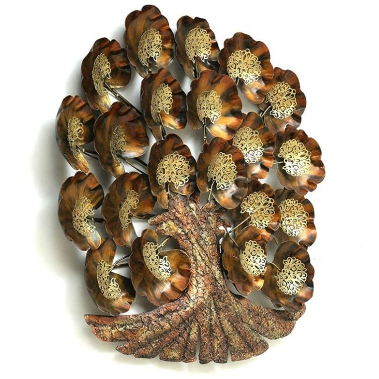 Metal Wall Tree Decor by Hansart Nature Wall Art Total Wall Coverage Area: 30 x 30 Inches Made of Premium-Quality Iron Metal Anti-rust powder coating used Hanging Mechanism included Perfect for your living room, bedroom, hall, office reception, guest room, and hotel reception The product is packed by professionals for safe delivery Designed to make your home look complete "Hansart Made In India because India itself is an art".