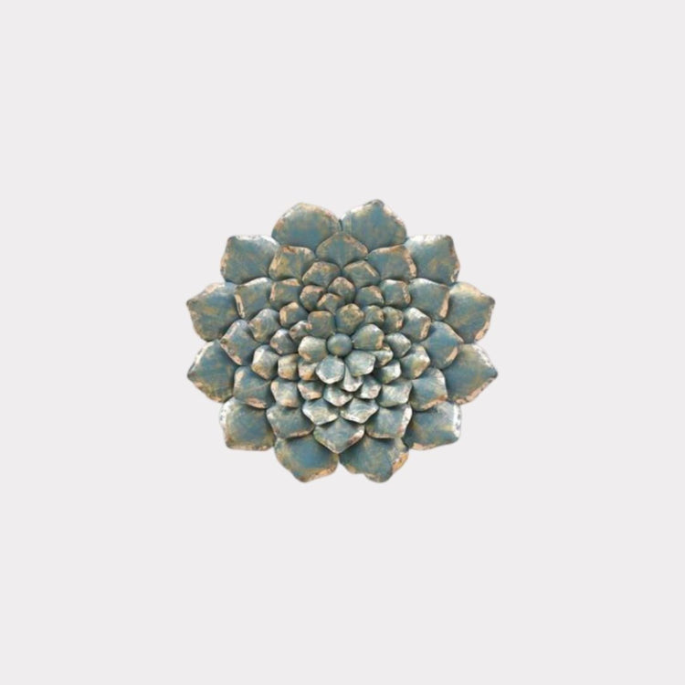 Dahlia Flower Metal Wall Art for Dining Hall (24 Inches Dia.)-Home Decoration-Hansart-Metallic Nature Wall Decor by Hansart-Made of Premium-Quality Iron Metal Perfect for your living room, bedroom, hall, office reception, guest room, and hotel reception-The product is packed by professionals for safe delivery-Designed to make your home look complete-"Hansart Made In India because India itself is an art".