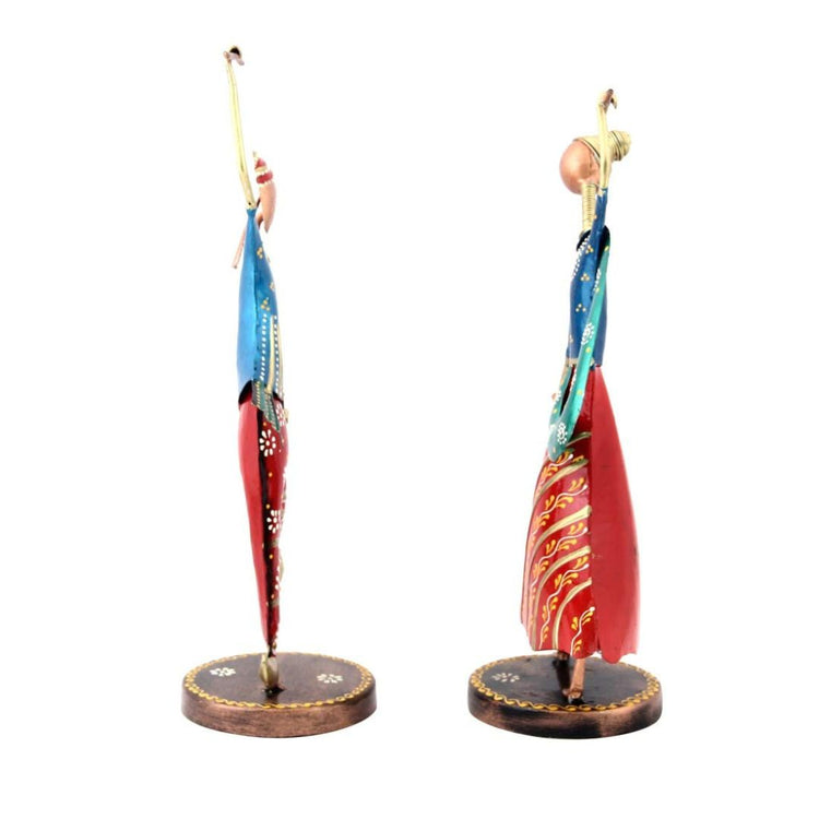 Table Decor By Hans Art Set of 2 Size: 4 x 12.6 Inches Expertly crafted by artisans in Jodhpur, India Made of Wrought Iron Metal It feature an anti-rust powder coating for a long-lasting finish Hanging Mechanism included Finished with a spray paint and lacquer for a smooth and polished look Perfect for your living room, bedroom, hall, office reception, guest room, and hotel reception The product is packed by professionals for safe delivery Designed to make your home look complete