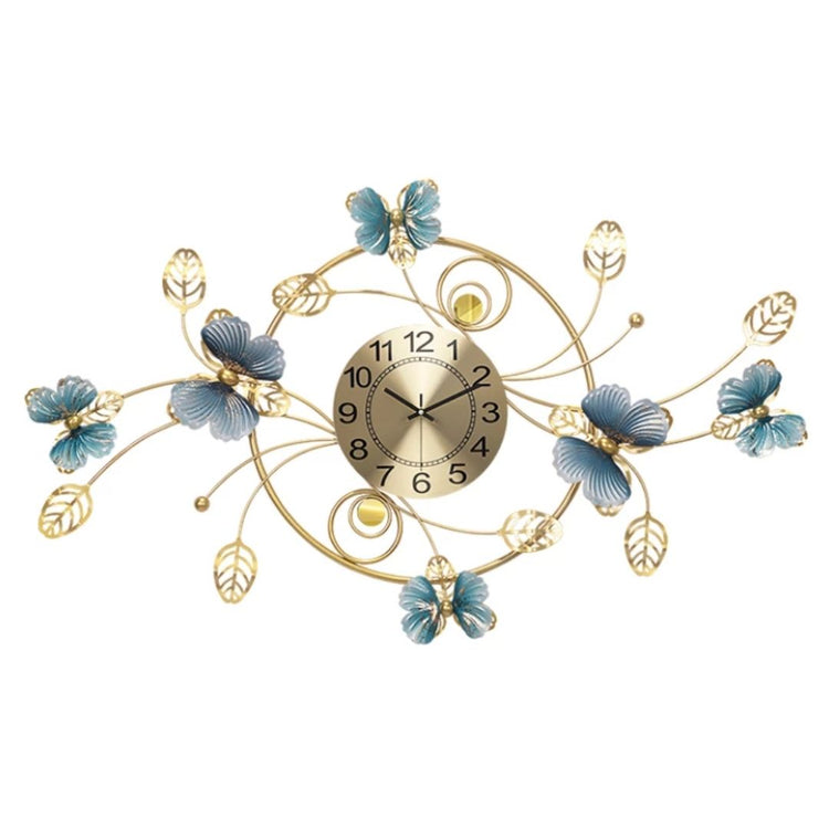 Metal Wall Decor by Hansart Metal Wall Clock Total Wall Coverage Area: 48 x 24 Inches Made of Premium-Quality Iron Metal Anti-rust powder coating used Hanging Mechanism included Perfect for your living room, bedroom, hall, office reception, guest room, and hotel reception The product is packed by professionals for safe delivery Designed to make your home look complete "Hansart Made In India because India itself is an art".