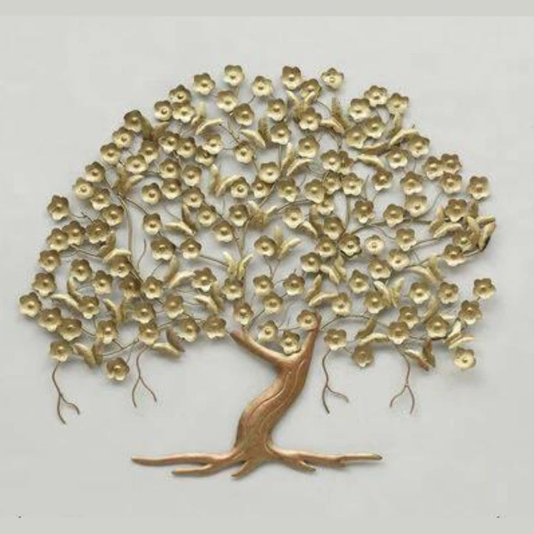 Breeze Butterfly Tree Metal Wall Art (44 x 37 Inches)-Home Decoration-Metal Wall Tree by Hansart Made of Premium-Quality Iron Metal Perfect for your living room, bedroom, hall, office reception, guest room, and hotel reception The product is packed by professionals for safe delivery Designed to make your home look complete "Hansart Made In India because India itself is an art".