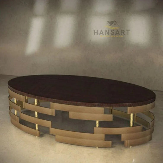 Add Luxury & Style to Your Living Room with a Modern Oval Coffee Table