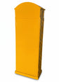 Antique Yellow Telephone Booth Bar Cabinet & Wine Holder