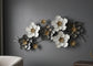 Large Blooming Floral Metal Wall Art Sculpture Decor