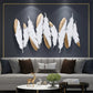 Feathered Luxury Metal Wall Art (47.2 x 28.7 Inches)