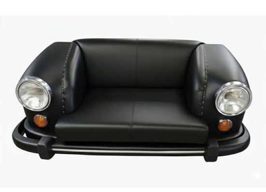 Black Retro Car Front Sofa Seat Vintage Auto Furniture
