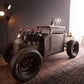 Vintage Hot Car Bar Cabinet Table with Wine Storage and Countertop