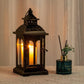 Vintage Black Metal Lantern Candle Holder for Home and Garden Decor-Hansart-Hansart, Add a touch of timeless elegance to your indoor or outdoor space with this Vintage Black Metal Lantern. Crafted from premium metal and clear glass panels, this lantern beautifully showcases the flickering glow of candles, whether real or flameless LED. Its windproof design ensures a steady flame, making it ideal for patios, gardens, weddings, or cozy indoor settings. With its antique finish and versatile style, this lantern