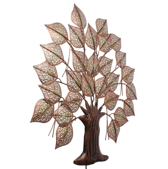 Hansart Special Tamrind LED Wall Tree (30 x 30 Inches)-Home Decoration-Metal Wall Tree by Hansart Made of Premium-Quality Iron Metal Perfect for your living room, bedroom, hall, office reception, guest room, and hotel reception The product is packed by professionals for safe delivery Designed to make your home look complete "Hansart Made In India because India itself is an art".