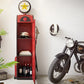 Retro Red Gas Pump Storage Cabinet