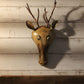 Metallic Deer Head Wall Art Decor